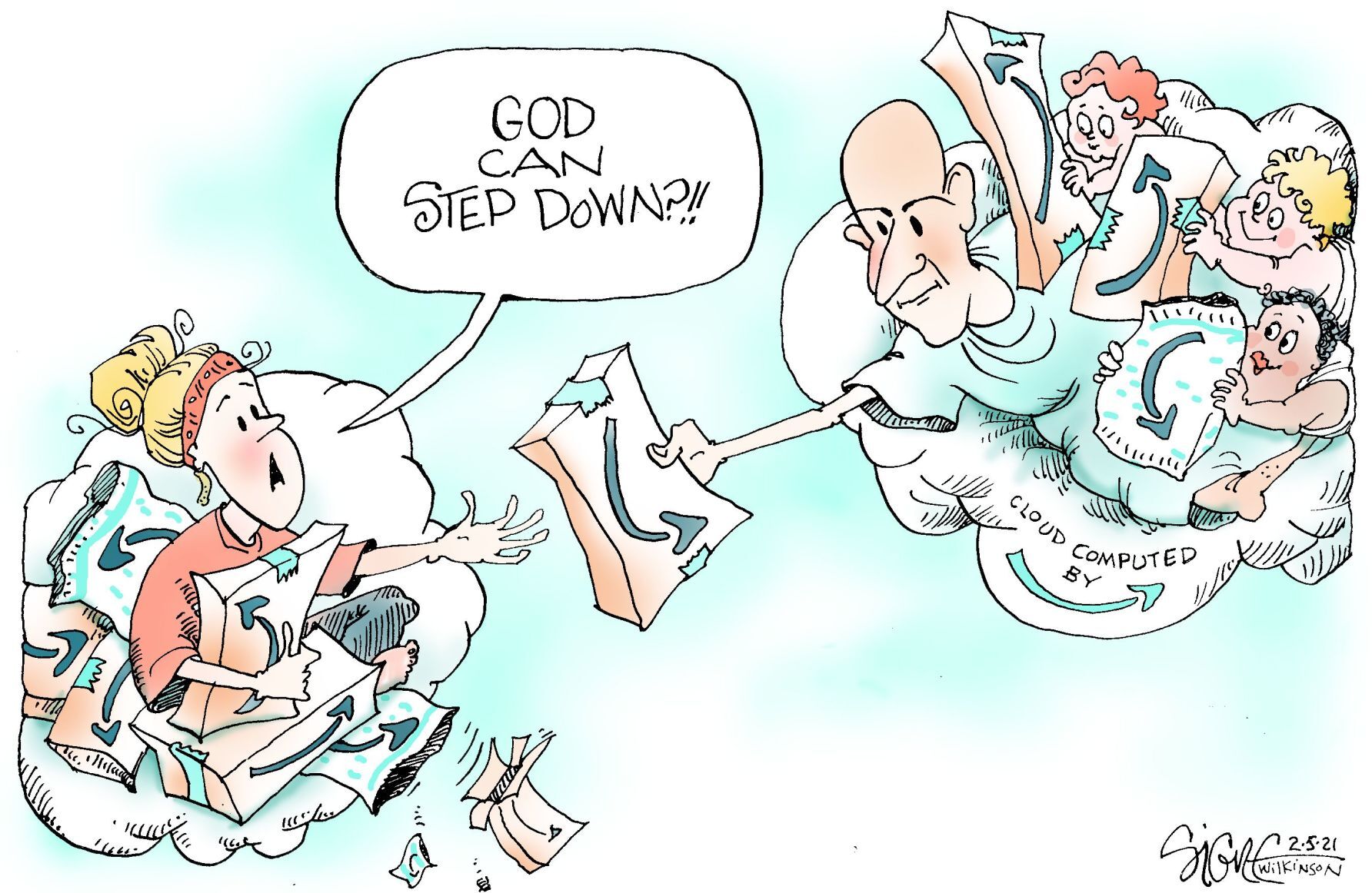 Signe Wilkinson cartoon